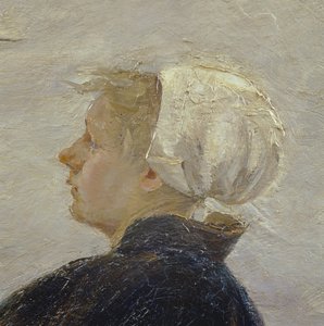 Detalhe de Reparando as Redes, 1889 (ver 144756) de Max Liebermann