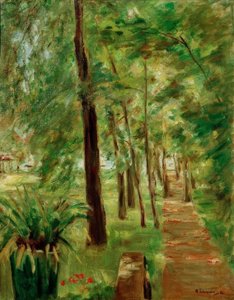 A avenida de bétula no Wannseegarten a leste de Max Liebermann