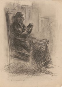 A mulher do artista de Max Liebermann