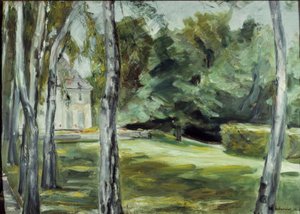 Jardim em Wannsee de Max Liebermann