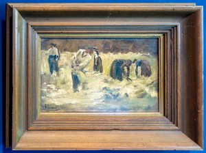 Colheita de cereais de Max Liebermann