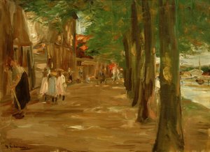 Canal em Edam de Max Liebermann