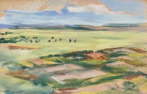 Atrás das dunas de Max Liebermann