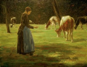 Kuhhirtin de Max Liebermann