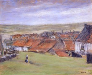 Paisagem em Katwijk de Max Liebermann