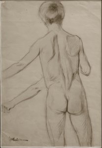 M.Liebermann, estudo sobre a pintura Badende Knaben de Max Liebermann