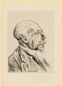 Retrato do professor Adolph Goldschmidt de Max Liebermann