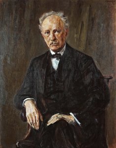 Retrato do compositor Richard Georg Strauss 1864-1949, 1918. de Max Liebermann