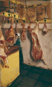 Schlachterladen em Dordrecht de Max Liebermann