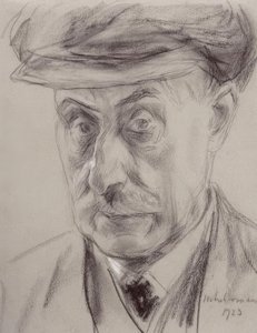auto-retrato de Max Liebermann