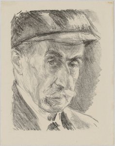 Autorretrato com boné de Max Liebermann
