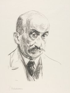 Auto-retrato, 1921. de Max Liebermann
