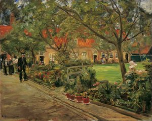 Jardim do hospital em Edam de Max Liebermann