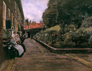 Fundação de Santo Estêvão em Leiden (1.ª versão) de Max Liebermann