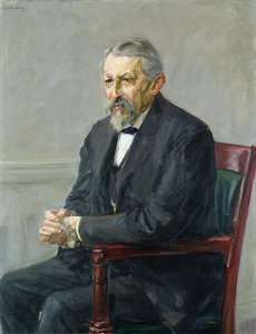 The Natural Scientist, Hermann Strebel (1834-1914) 1905 (óleo sobre tela) de Max Liebermann