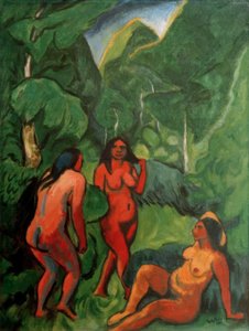 À noite de Max Pechstein