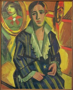 Retrato da Dra. Plietzsch de Max Pechstein