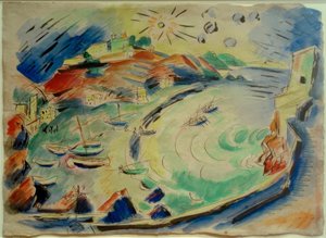 Baía de Monterosso al Mar de Max Pechstein