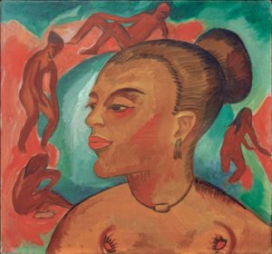 Frauenkopf von Max Pechstein