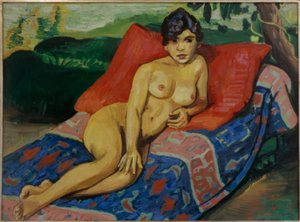 Nu deitado  de Max Pechstein