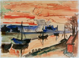 Após o pôr do sol de Max Pechstein