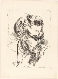 Retrato de Erich Heckel I de Max Pechstein