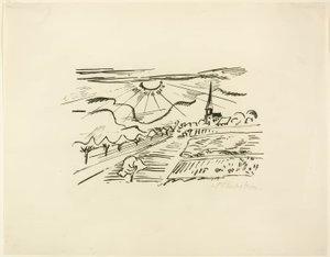 Turíngia, de Fotos de viagem: Itália-Mar do Sul de Max Pechstein