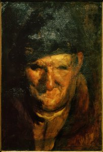 Cabeça de um fazendeiro de Max Slevogt