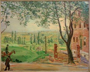 M. Slevogt, Casa Vermelha na Landauer Straße em Godramstein de Max Slevogt