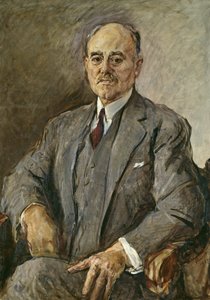 Retrato de Hermann Sudermann 1857-1928, 1927. de Max Slevogt
