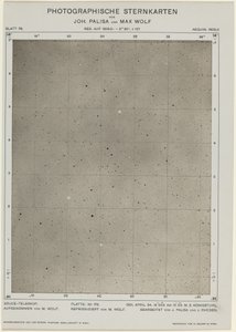 Cartas Estelares Fotográficas (24 de abril de 1901) de Max Wolf and Joh. Palisa