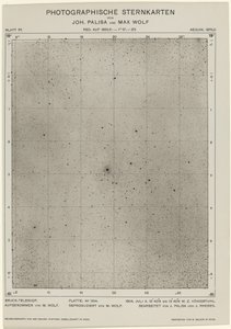 Cartas Estelares Fotográficas (6 de julho de 1904) de Max Wolf and Joh. Palisa