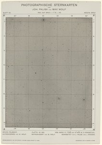 Cartas Estelares Fotográficas (17 de março de 1906) de Max Wolf and Joh. Palisa