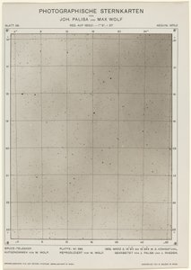 Cartas Estelares Fotográficas (2 de março de 1906) de Max Wolf and Joh. Palisa