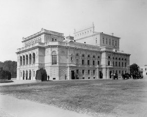 Teatro da cidade, Nizhny Novgorod, Rússia, 1896.