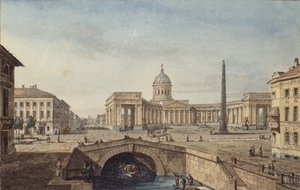 Catedral de Kazan em São Petersburgo, 1817
