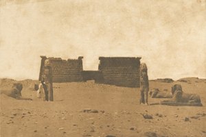 Dromos do Templo de Sebona, 3 de Abril de 1850. de Maxime Du Camp