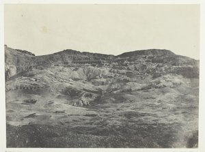Gournah, Necrópole de Tebas, Tebas, 184951, impresso em 1852. de Maxime Du Camp