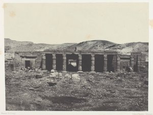 Gournah, Palácio de Menephta 1º; Tebas de Maxime Du Camp