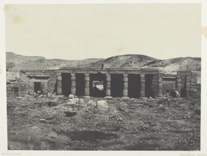 Gournah, Palácio de Menephta 1º; Tebas de Maxime Du Camp