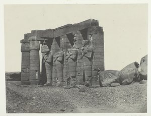 Gournah, Perystyle of the Tomb of Osymandias Western Ramesseum, Thebes, 184951. de Maxime Du Camp