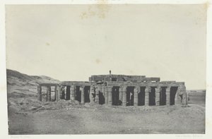 Gournah, Túmulo de Osymandias, Tebas, 184951, impresso em 1852. de Maxime Du Camp
