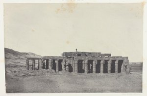 Gournah, Túmulo de Osymandias; Tebas, chapa 58 do álbum "Egypte, Nubie, Palestine et Syrie" (1852)
