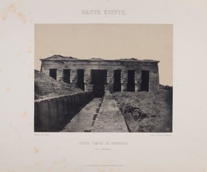 Grande Templo de Denderah de Maxime Du Camp