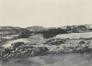 Alto Egipto. Entrada para a Primeira Catarata, 1850. de Maxime Du Camp