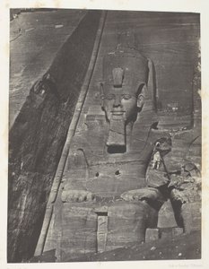 Ibsamboul, Colosse Oriental Du Grand Spéos De Phrè; Nubie, chapa 103 do álbum "Egypte, Nubie, Palestine et Syrie" (1852)