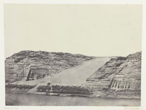 Ibsamboul, Les Deux Spéos; Nubie, chapa 101 do álbum "Egypte, Nubie, Palestine et Syrie" (1852)