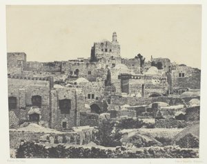 Jerusalém, bairro ocidental; Palestina de Maxime Du Camp