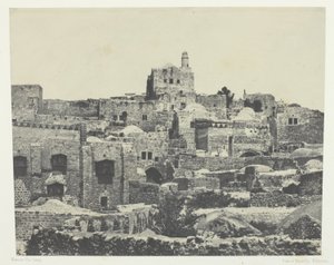 Jerusalém, bairro ocidental; Palestina de Maxime Du Camp