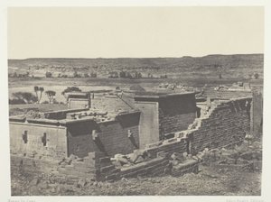 Kalabscheh, Vista Geral do Templo de Kalabscheh (Talmis); Núbia de Maxime Du Camp